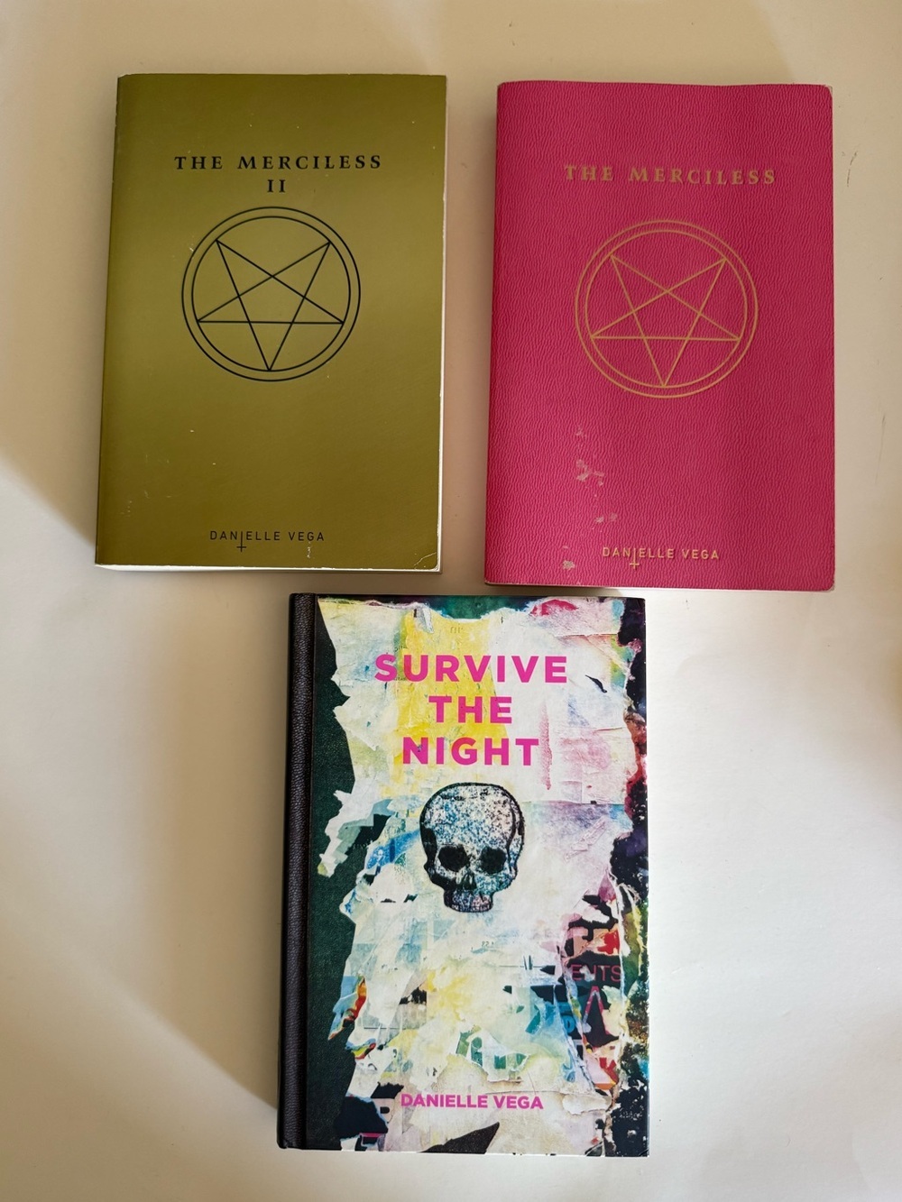 Danielle Vega Book Bundle The Merciless 1-2, Survive The Night Books Used
